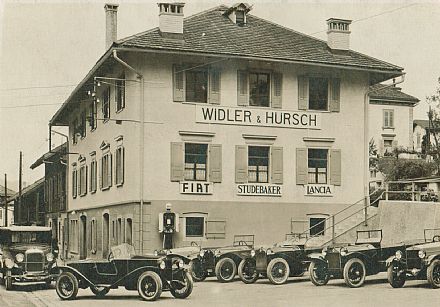 Historische Garage an der Stahlstrasse in St. Gallen
