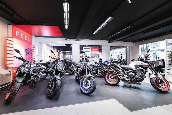 Blick in den Showroom von Stahlmoto St. Gallen Blick in den Showroom von Stahlmoto St. Gallen