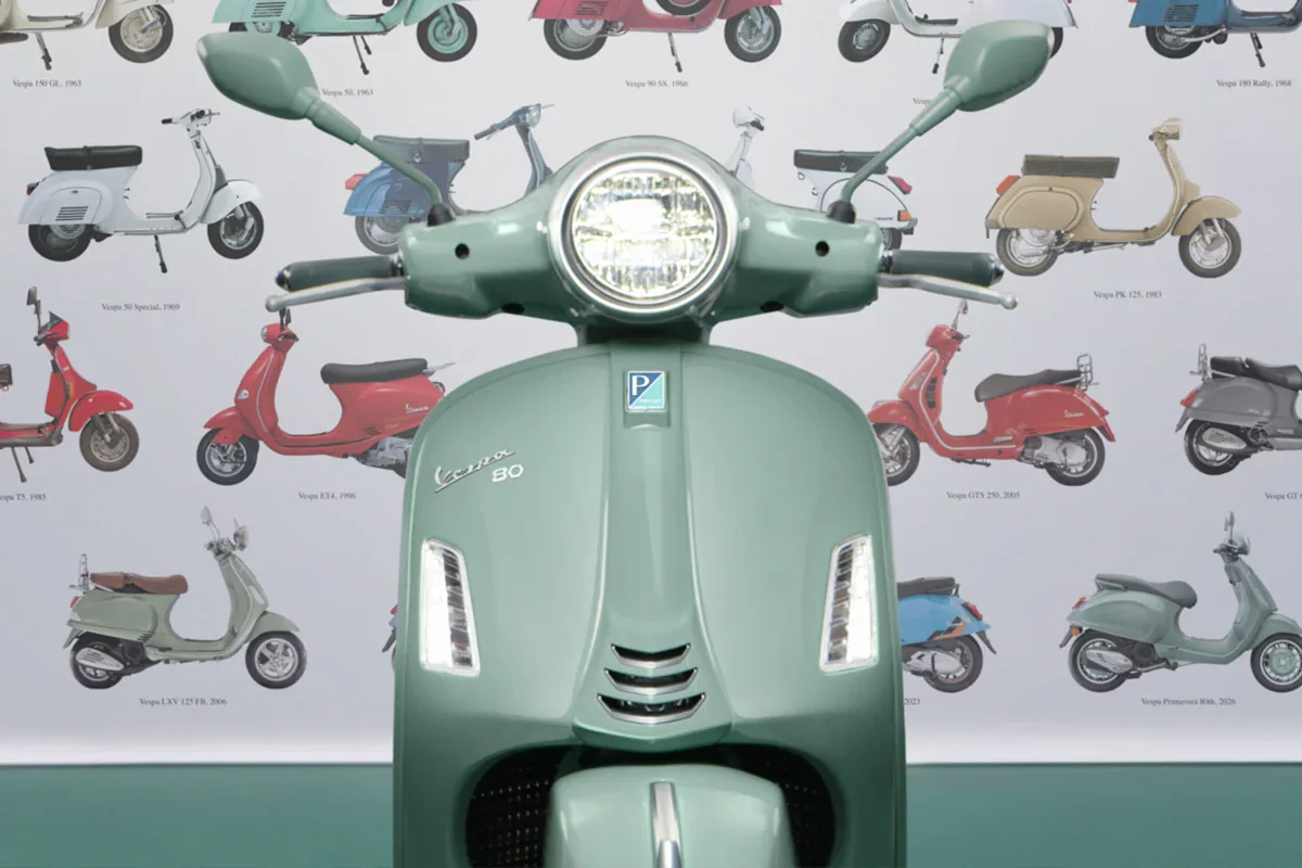 Vespa bei Stahlmoto St. Gallen